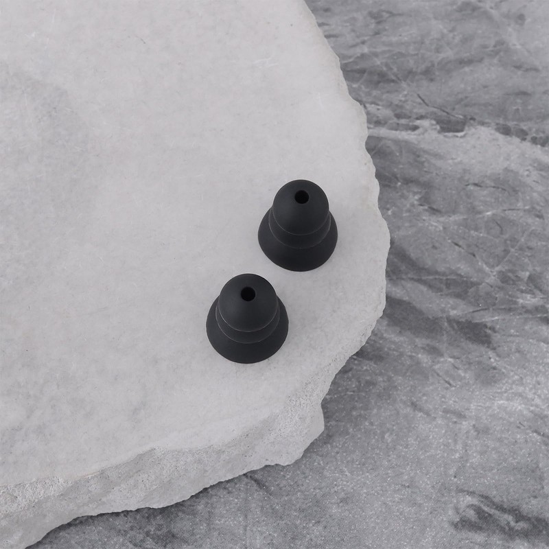 eMagTech 6 Pairs 3 Flange Noise Reducing Earplugs with 2mm