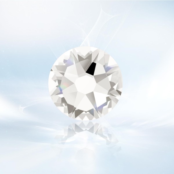 Novani Clear Rhinestones 1440pcs Flat Back Round Rhinestone Style 2088