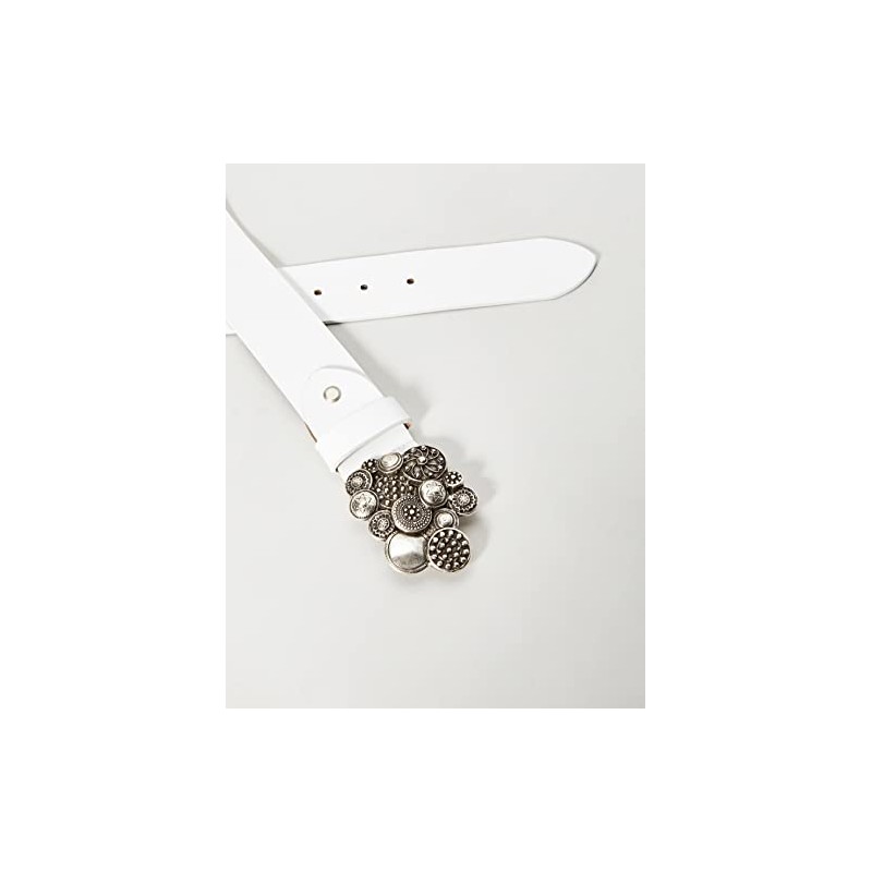 MGM Women's Coin Belt (Coin) - White (White 06), size: