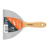 Truper ET-6F, Espátula flexible, mango de madera, 6"