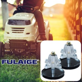 FULAIGE 2 Pack 918-06989 Spindle Assembly Replaces 618-06989 for MTD CLT46CVT, T1500, T1600, T1900, Craftsman T1700, T150, T135, Troy-Bilt TB46, Horse Xp, Horse 46 Xp, Bronco 46, Bronco 46x Tractors
