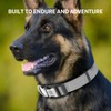 ilFindYou Reflective Dog Collars for Medium Dogs Soft Nylon Black-Gray