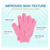 ATB Guantes Exfoliantes Para La Ducha , Espuma, Loofah Scrubber,