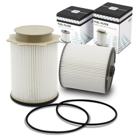 Upgrade Long-life Paper Fuel Filter Water Separetor Kit for 2019 2020 2021 2022 Dodge Ram 2500 3500 4500 5500 6.7L Cummins Diesel Turbo Engines (OEM#68157291AA 68436631AA)