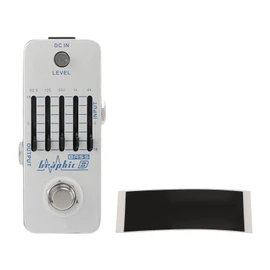 Bass 5 Band Equalizer Pedal Graphic B EQ Mini Single Effect Metal Instrument Accessories MEQ2