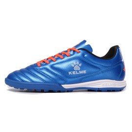 KELME Mens Turf Soccer Cleats - Football Boots Outdoor/Indoor Unisex Adult Sizes - Pro Soccer Shoes - TF AG and Futsal Shoe (Blue, 11.5)