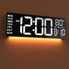 JALL 16" Large Digital Wall Mount Clock, Count Down Timer,