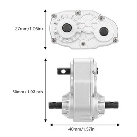 RC Crawler Transfer Case, Metal RC Car Transfer Case with Screws for SCX10 / Gelande II D90 1/10 RC Crawler Vehicle Model Upgrade Vehicle