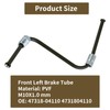 MuHize Front Brake Line Pipe - 47318-04110 4731804110 Left Brake