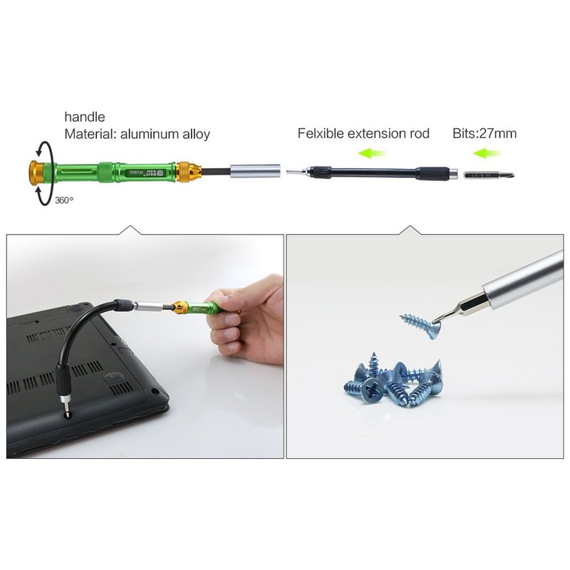 Best Tools - Precision Screwdriver Set, 61 Attachments, Ideal for