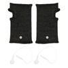 2pcs Conductive Wristband Reduce Pain Swelling Silver Fiber Elastic for