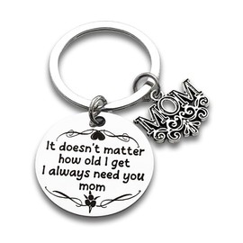 Zguhsadl Mom Christmas Gifts from Daughter Son Mother’s Day Keychain Gift Birthday Valentines's Day Gifts for Mother Best Mom Ever Key chain