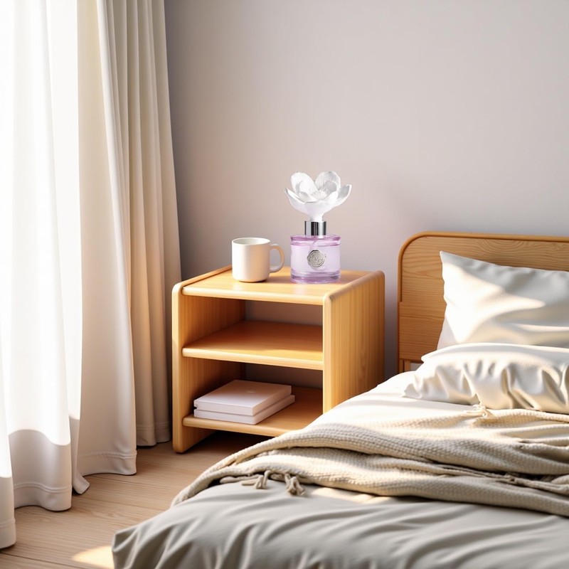 Pretty Valley Home Ceramic Flower Fragrance Diffuser 100ml Elegant Peony