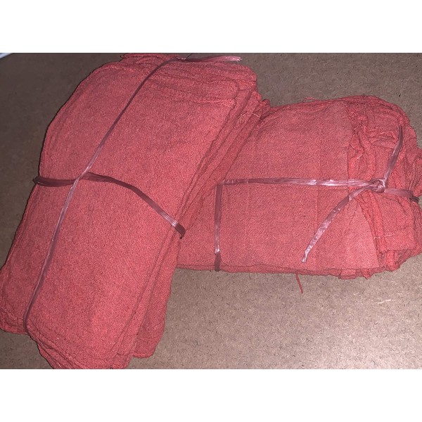 ITC 500 Red Shop Towels/Mechanics Rags/Shop Rag/Oil Change Rag Grade B