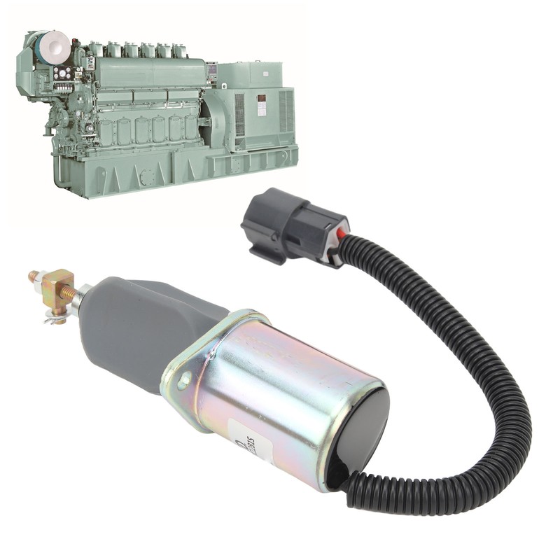 Fuel Shut Off Solenoid 1751ES‑12A3UC12B1S Engine Fuel Stop Solenoid for