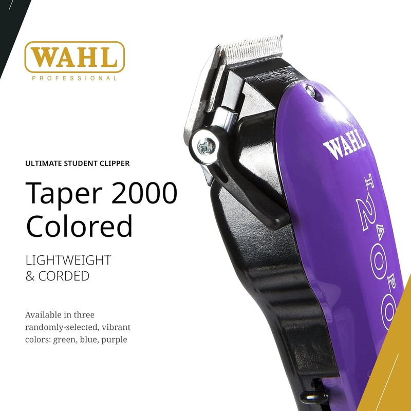 Wahl Professional Taper 2000 Adjustable Cut Clipper #8472-700 – Assorted