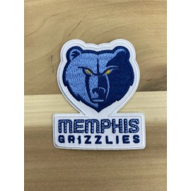 Memphis Grizzlies Iron On Embroidered Patch 3”x3”~ Free Tracking!