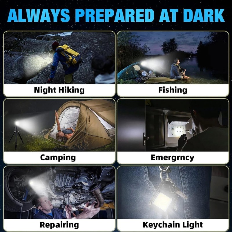MODOAO Solar Mini LED Light A Pack of 6 Portable