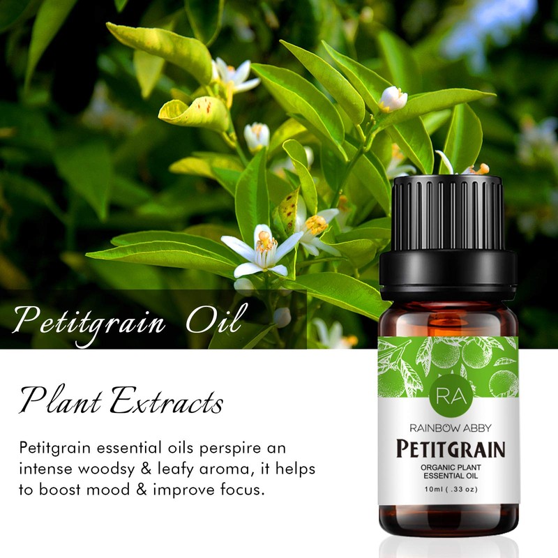 Petitgrain Essential Oil 100% Pure Oganic Plant Natrual Petitgrain Oil