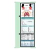 Whitecoat Clipboard® Trifold - Mint Respiratory Therapy Edition