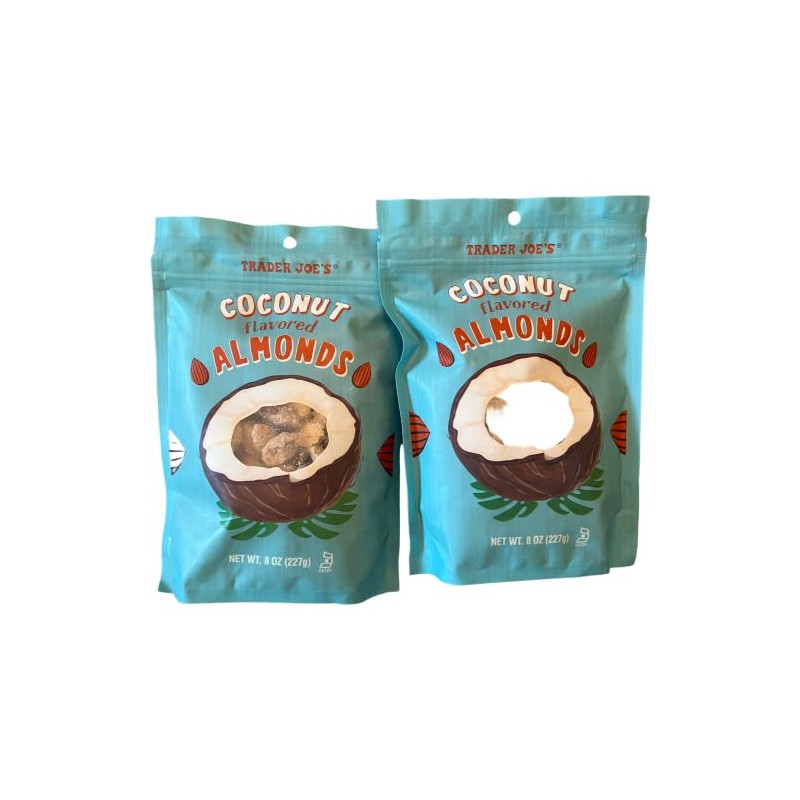 Trader Joe's Coconut Flavored Almonds (Pack of 2)