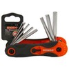 Kendo 8 in 1 CrV Folding Hex Wrench Allen Key Set 2-8mm
