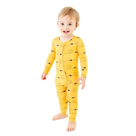 Dreamiere Convertible Footies Bumble and Kind | Fabric free of harsh chemicals | Two-Way Zipper | Tagless | Fold-Over Cuffs | Durable Wear