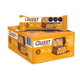 Quest Hero Barra De Proteína Chocolate Y Crema De Cacahuate Sabor Chocolate con crema de cacahuate