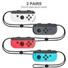 Gepicest Wrist Strap for Joycon 4 Pieces Switch Parts Accessories