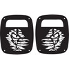 JeepTails Monster Tail lamp Light Covers Compatible with Jeep CJ