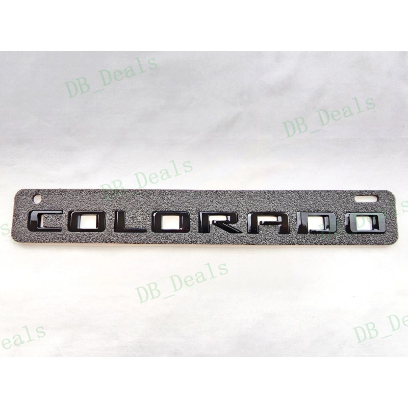 Colorado 4PCS Gloss Black Door Rear Colorado Red ZR2 Emblems
