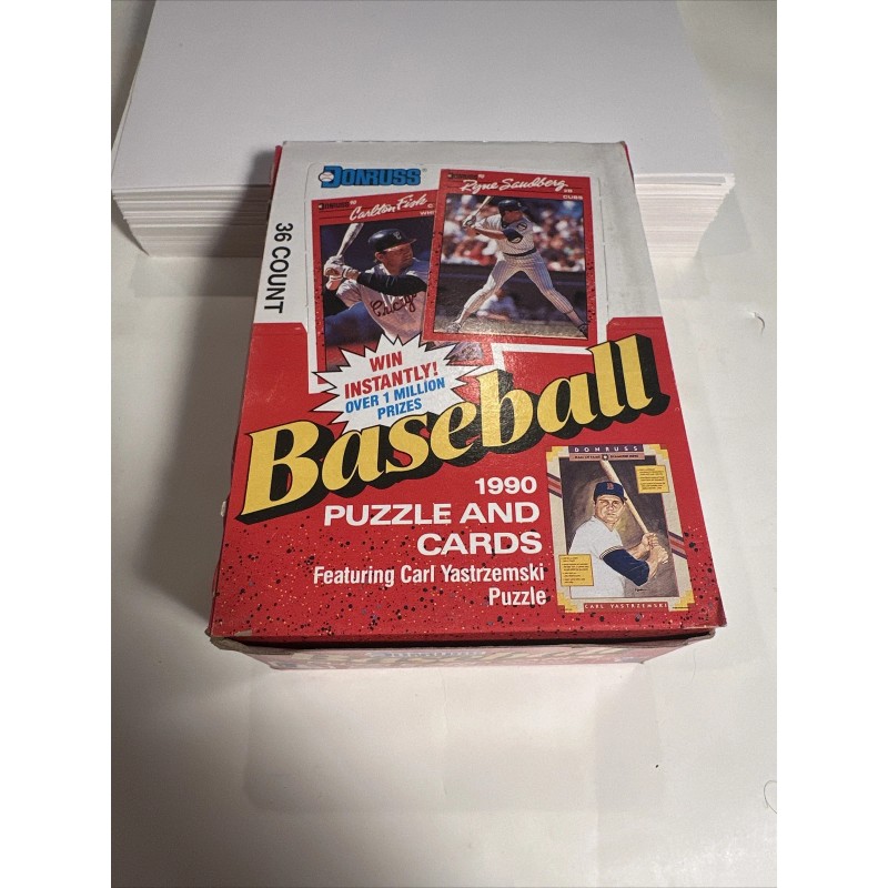 1990 Donruss Sealed Pack Baseball Trading Card Wax Pack