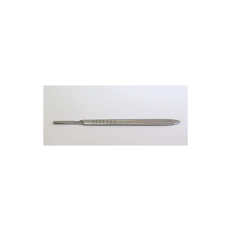 Tredoni Stainless Steel Scalpel Handle Number 4 - Flat Palmar