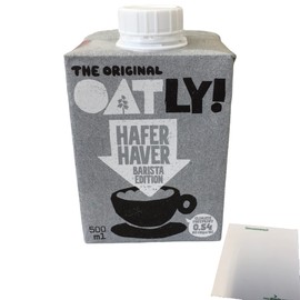 Oatly Barista Edition Oat Drink (500 ml Pack) + usy Block