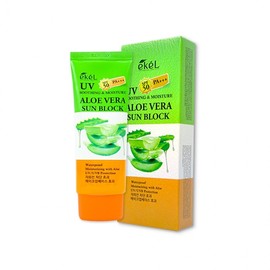 Ikel Soothing & Moisture Aloe Vera Sunblock (70ml) Sunscreen SPF50+ PA+++ 5ea