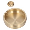 Brass Ashtray Handcrafted Modern Stylish Style Easy Cleaning Portable Decorative