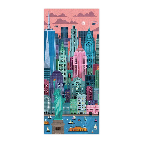 Genuine Fred NEW YORK by Little Friends of Printmaking, 1000 piece puzzle