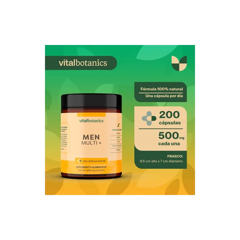 Multivitaminico P Hombre Con Creatina 200 Caps Vitalbotanics