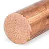 110 Copper Round Bar, Unpolished (Mill) Finish, H04 Temper, ASTM