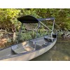 Cypress Rowe Outfitters Black Canoe/Kayak Sun Shade/Canopy Bimini Top -