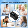 SEJOY Finger Pulse Oximeter Blood Oxygen Saturation Heart Rate Measure