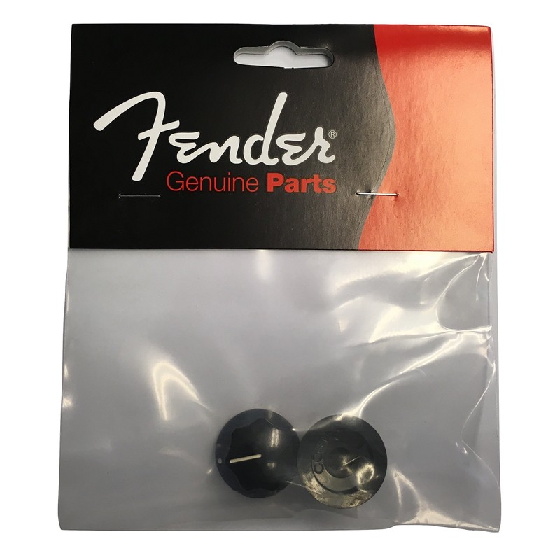 Fender Pure Vintage 1965 Jaguar Skirted Knobs, Black
