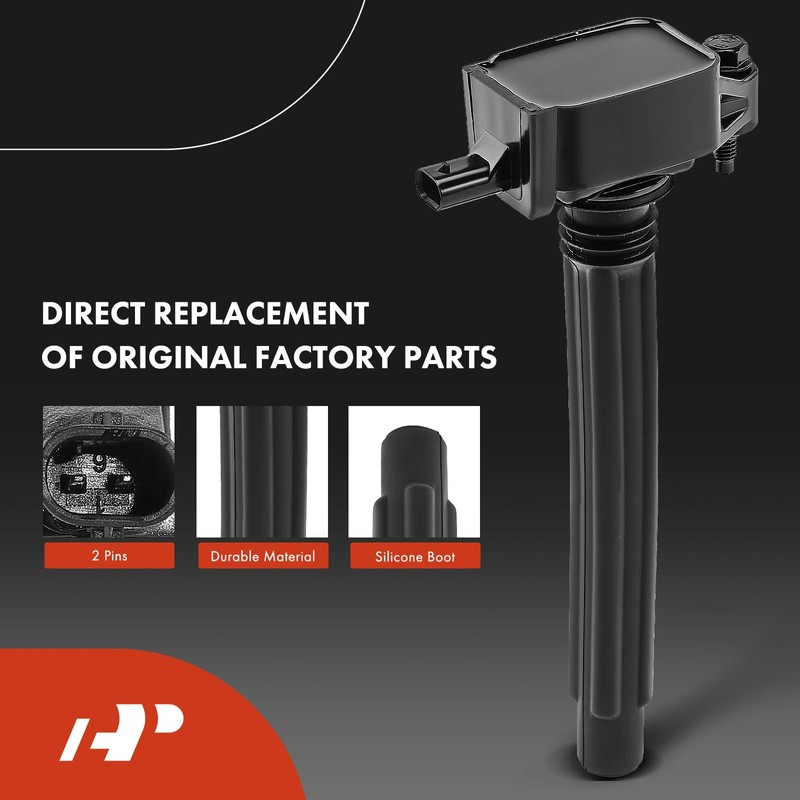 A-Premium Set of 4 Ignition Coil Pack and Iridium Spark