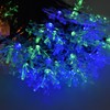12m Solar LED String Lights Snowflake Rainproof Decoration Flashing Lights