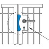 Gedotec Angle Strike Plate Stainless Steel Lug Strike Plate for