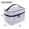 Cosmetic Bag Makeup Case, Unicorn Pattern Pressed Cosmetic Case with