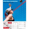 Swimming Pool Volleyball Net Replacement Heavy Duty, Extra-Long 15FT-28FT Adjustable,