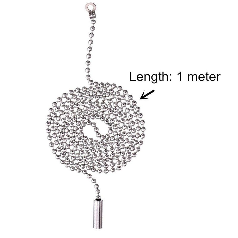 tooloflife Metal Light Pull Switch 1M Light Pull Chain Light