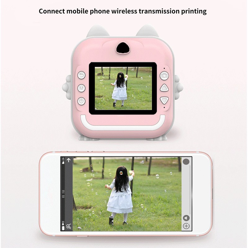 Children Digital Print Camera 24MP 5V 1080P 720P 2.4in Display