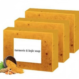 BISUTANG Turmeric & Kojic Soap, DarkSpot Remover, KojicAcid Soap, Soap Body CareBody Wash Lemon Flawless Organic - Specification: 8PCS